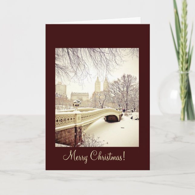New York Christmas Holiday Card (Front)