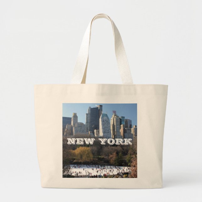 NEW YORK CHRISTMAS LARGE TOTE BAG (Front)