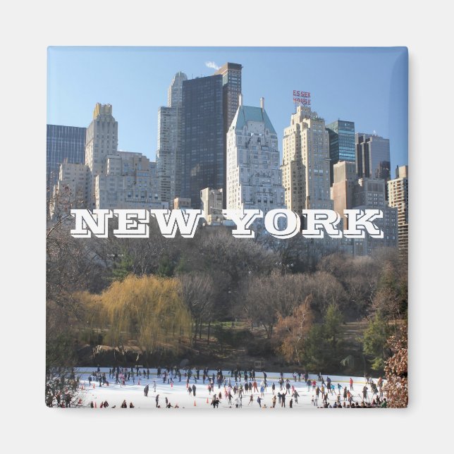 NEW YORK CHRISTMAS MAGNET (Front)