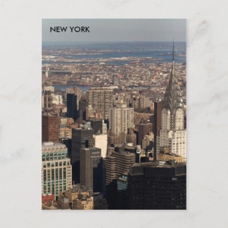new york chrysler postcard