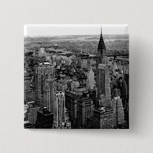 New York City 15 Cm Square Badge