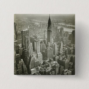 New York City 15 Cm Square Badge