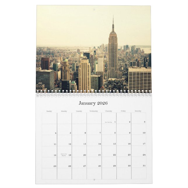 New York City 2013 Calendar - Iconic Views (Jan 2026)