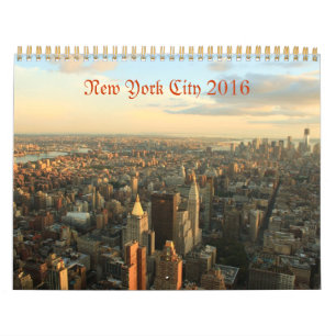 New York City 2016 photography calendar