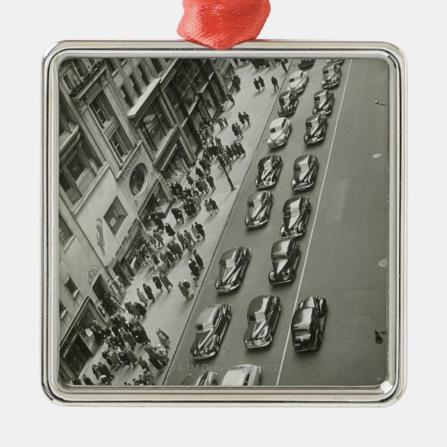 New York City 2 Metal Tree Decoration (Front)