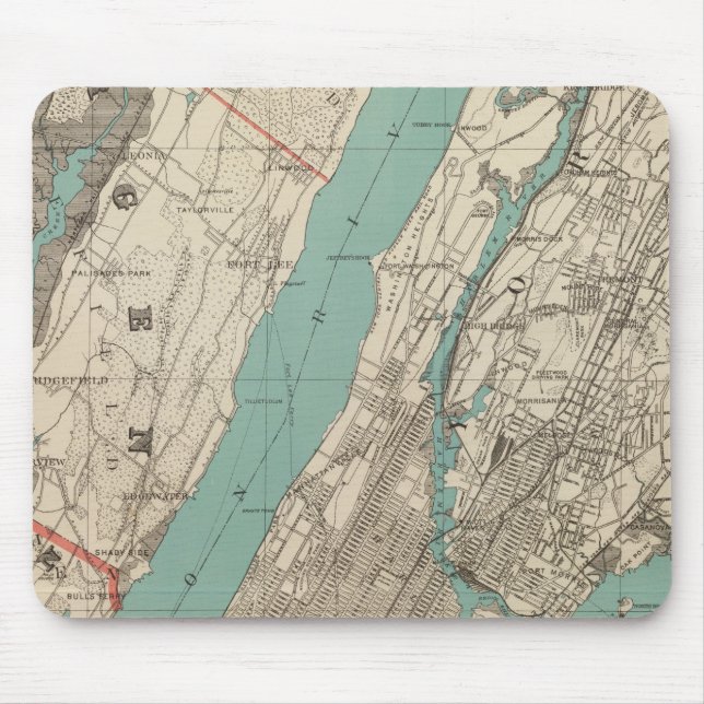 New York City 2 Mouse Mat (Front)