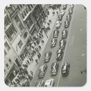 New York City 2 Square Sticker