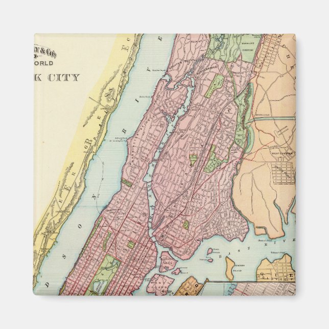 New York City 4 Magnet (Front)
