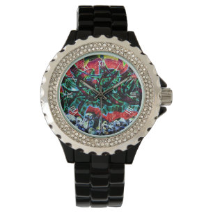 New York City 5 Points Skulls Graffiti Watch
