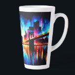 New York City Abstract 1103 Latte Mug<br><div class="desc">New York City Abstract 1103</div>