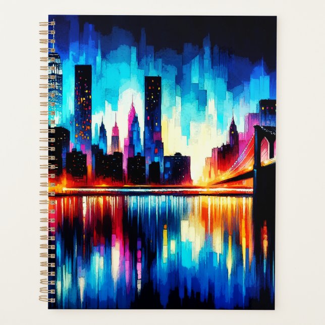 New York City Abstract 1103 Planner (Front)