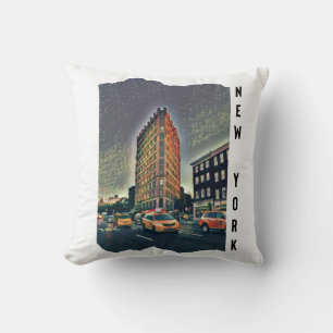 New York City Aesthetic Photo Art Cushion
