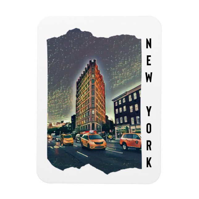 New York City Aesthetic Photo Art      Magnet (Vertical)