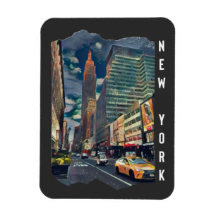 New York City Aesthetic Photo Art     Magnet