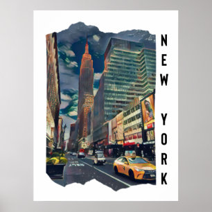 New York City Aesthetic Photo Art         Poster
