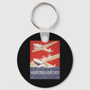 New York City airports Key Ring