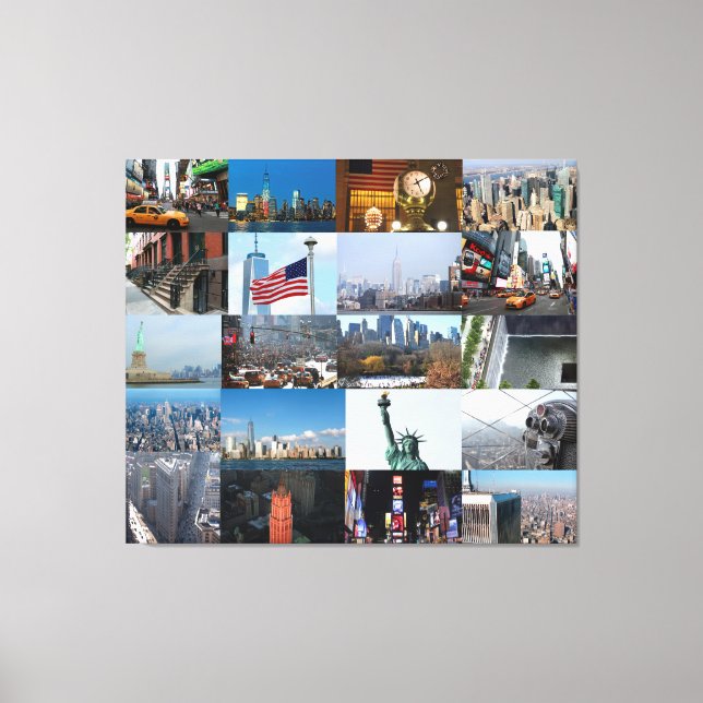New York City - All the photos! Canvas Print (Front)