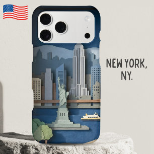 New York City America Layered Paper Art Diorama