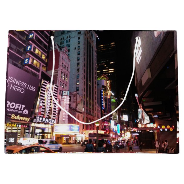 New York City Amsterdam Avenue 2017 Large Gift Bag (Front)