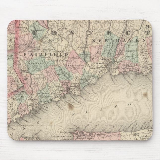 New York City and Vicinity Mouse Mat (Front)