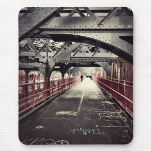 New York City Architecture - Williamsburg Bridge Mouse Mat