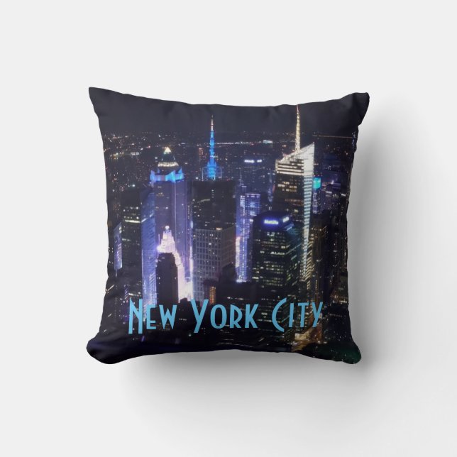 New York City at Night Cushion (Front)