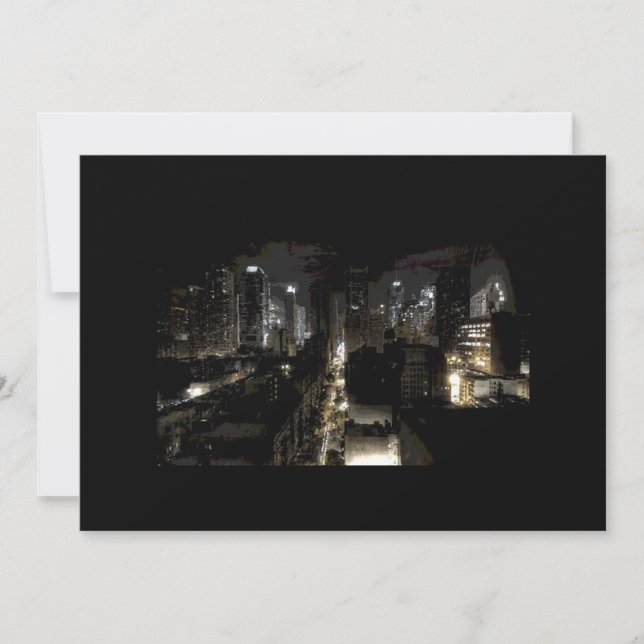New York City at Night Invitation (Front)