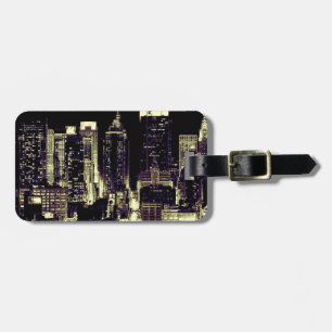 New York City at Night Luggage Tag