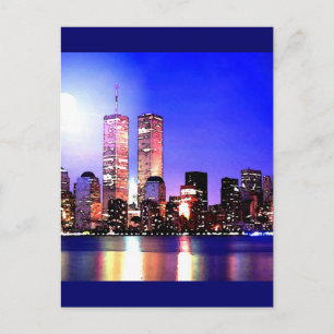 New York City at Night Postcard