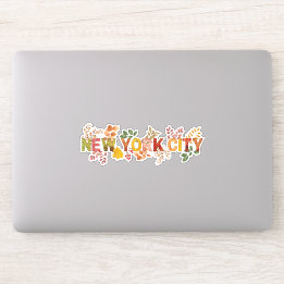 New York City Autumn Sticker