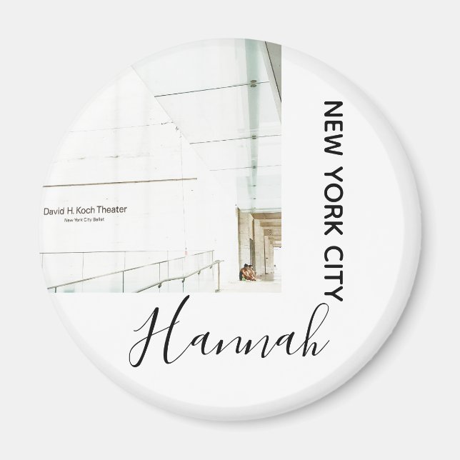 New York City Ballet Personnalised Magnet (Front)