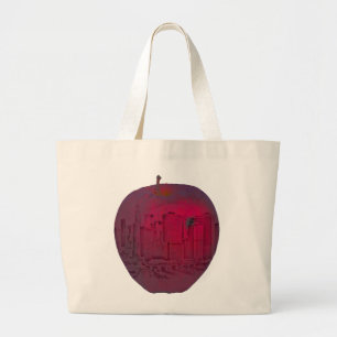 New York City big apple blend image Large Tote Bag