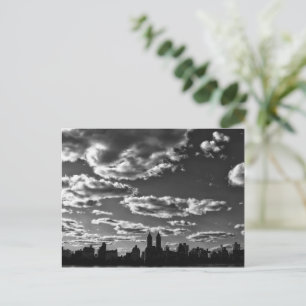 New York City Black and White Landscape Postcard