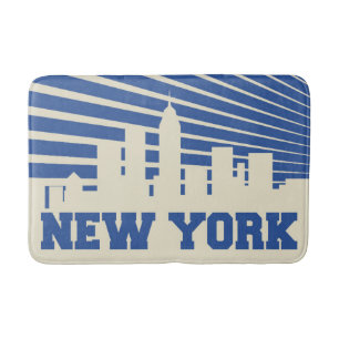 New York City Blue Bath Mat