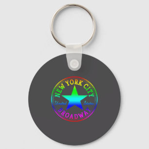 New York City Broadway Theater Nyc United States U Key Ring