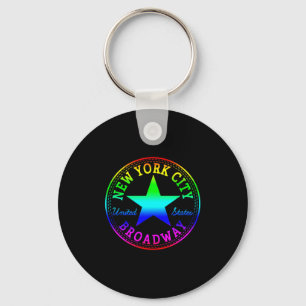 New York City Broadway Theater Nyc United States U Key Ring