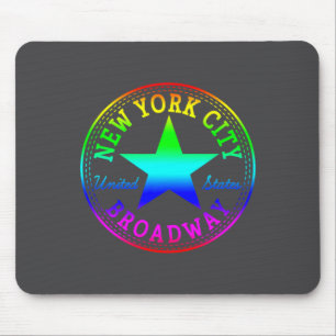 New York City Broadway Theater Nyc United States U Mouse Mat
