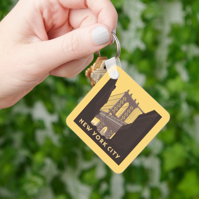 New York City | Brooklyn Bridge Key Ring (Hand)