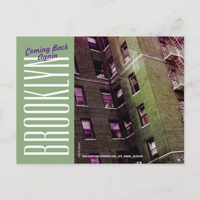 New York City-Brooklyn Postcard (Front)