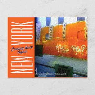 New York City-Brooklyn Streets Postcard