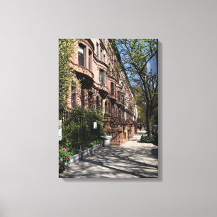 New York City Brownstones Upper West Side NYC Canvas Print