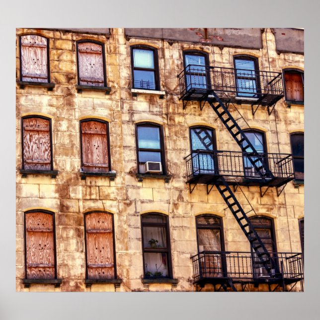 New York City Building Photo Poster (Front)