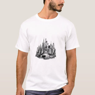 New york City Buildings Architecture art T-Shirt