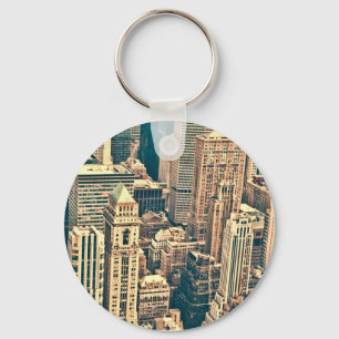 New York City Buildings Key Ring