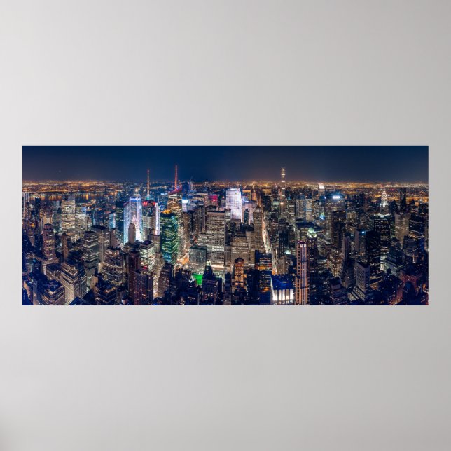 NEW YORK CITY BY NIGHT POSTER (Front)