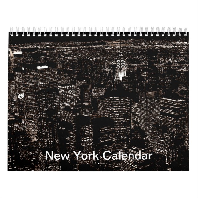 New York City Calendar (Cover)