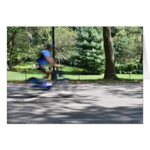 New York City Central Park Cyclist Bicycle Photo
