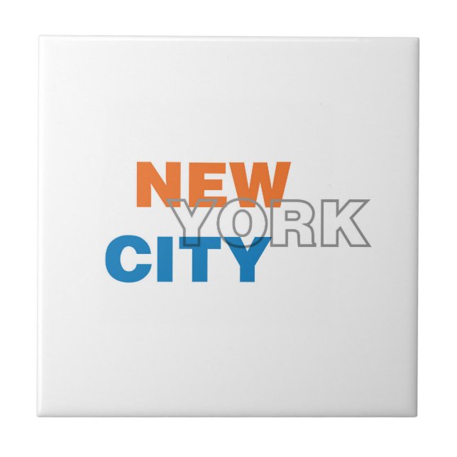 New York City Ceramic Tile (Front)