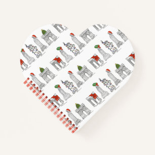New York City Christmas NYC Holiday Landmarks Notebook