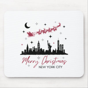 New York City Christmas Trip, Merry Christmas New Mouse Mat